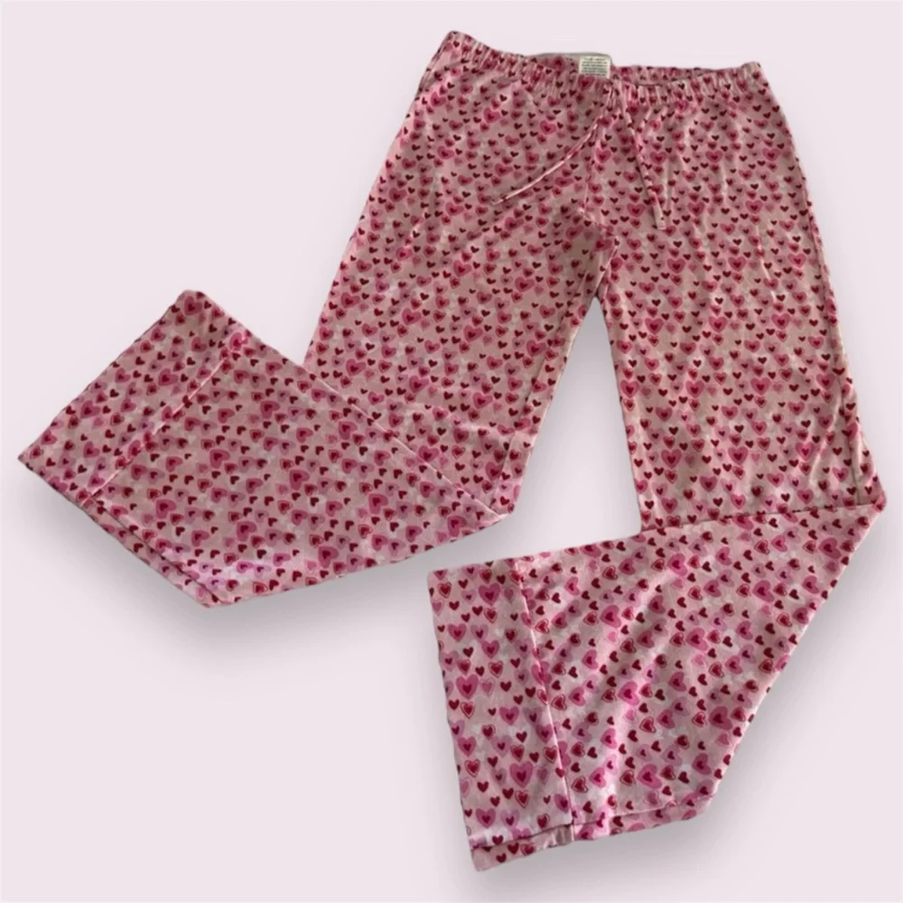 🦋 5/$25 - Old Navy Pajama Pants - Vintage Heart Print - Size 12 (Girls)